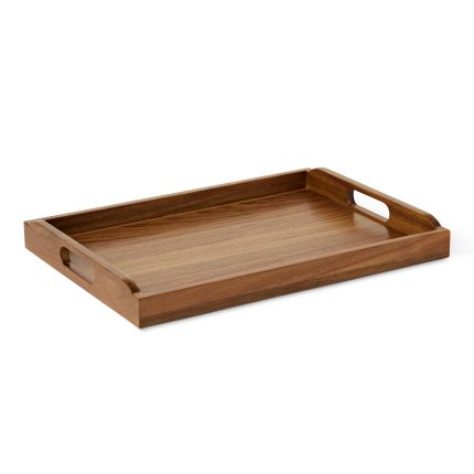 Wooden Serving Tray, Acacia Wood, 17 x 12 in.